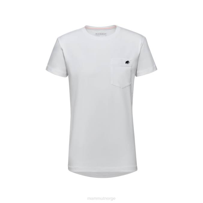Mammut klær menn off mountain pocket t-skjorte hvit 8L8B107