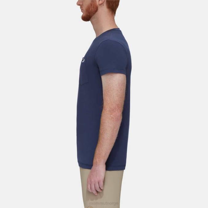 Mammut klær menn off mountain pocket t-skjorte marine 8L8B801