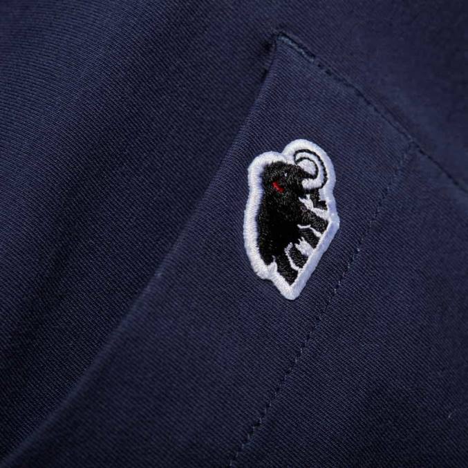 Mammut klær menn off mountain pocket t-skjorte marine 8L8B801