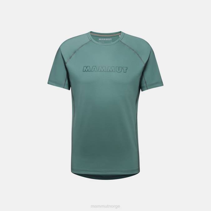 Mammut klær menn selun fl t-skjorte logo mørk jade 8L8B150