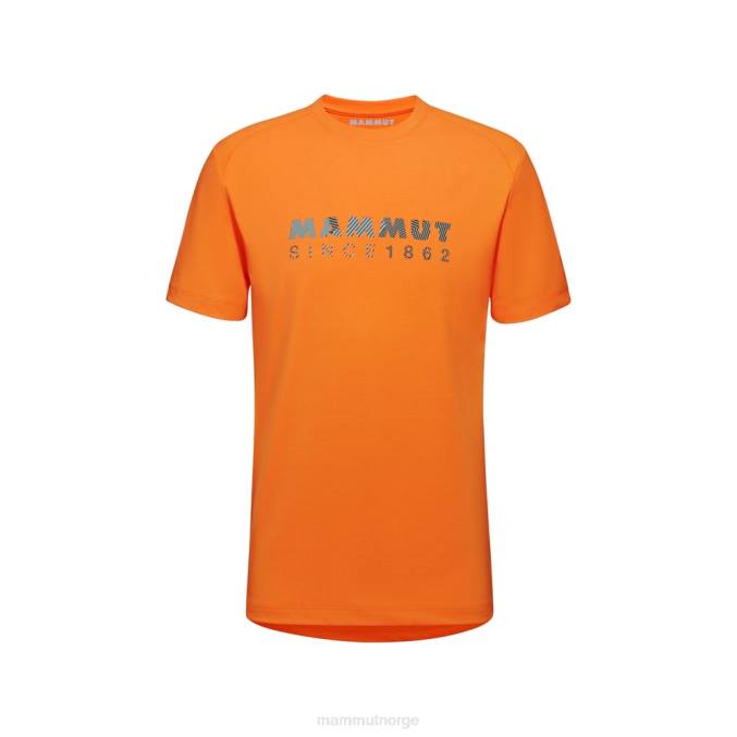 Mammut klær menn trovat t-skjorte logo mørk mandarin 8L8B882
