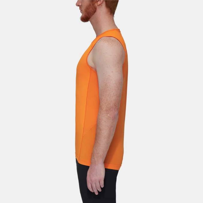 Mammut klær menn aenergy fl tank topp mandarin-mørk mandarin 8L8B874