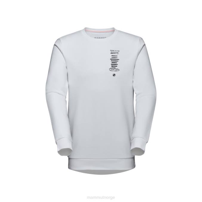 Mammut klær menn core ml crew neck hver dag hvit 8L8B1084