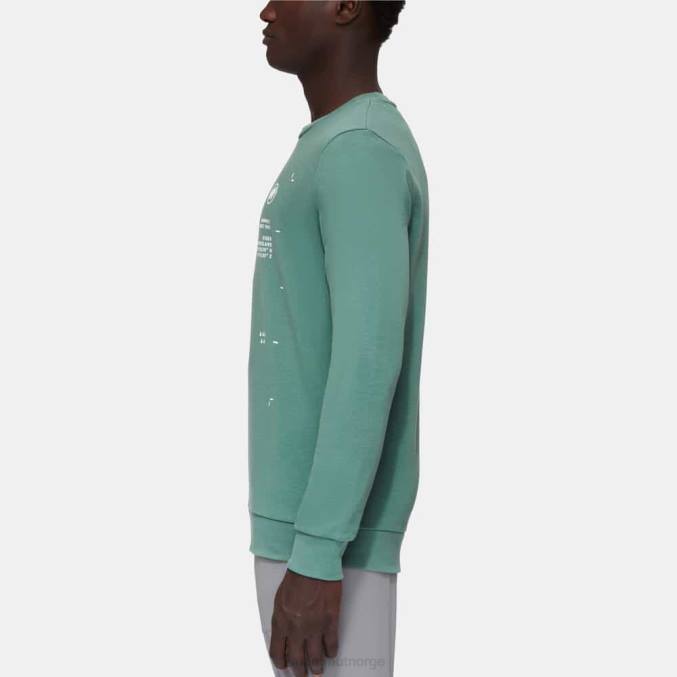 Mammut klær menn core ml crew neck peak mørk jade 8L8B144