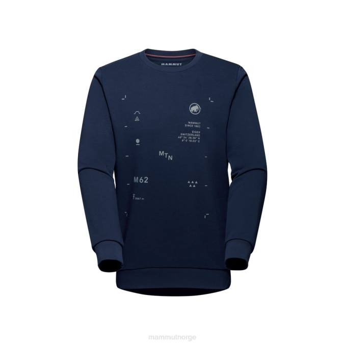 Mammut klær menn core ml crew neck peak marine 8L8B873