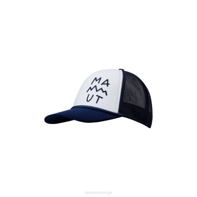 Mammut tilbehør unisex crag cap bokstaver marin-hvit 8L8B1139