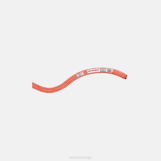 Mammut utstyr unisex 9,8 crag klassisk tau oransje-hvit 8L8B506