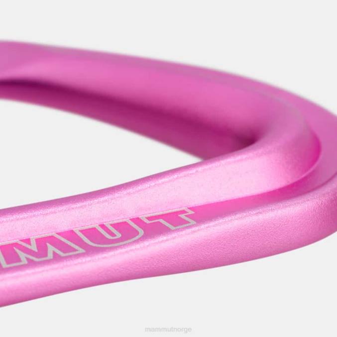 Mammut utstyr unisex arbeidshest nøkkellås 12 cm 6-pack hurtigtrekk grå-rosa 8L8B1364