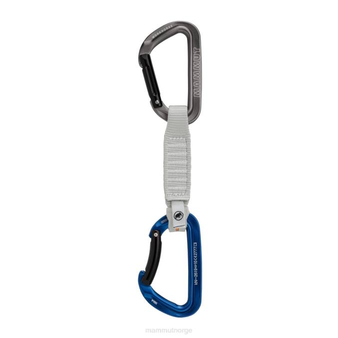 Mammut utstyr unisex arbeidshest nøkkellås 12 cm hurtigtrekk grå-blå 8L8B445
