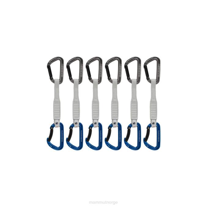 Mammut utstyr unisex arbeidshest nøkkellås 17 cm 6-pack hurtigtrekk grå-blå 8L8B436