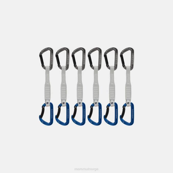 Mammut utstyr unisex arbeidshest nøkkellås 17 cm 6-pack hurtigtrekk grå-blå 8L8B436