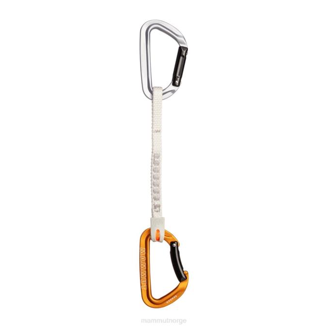 Mammut utstyr unisex avsender nøkkellås 17 cm hurtigtrekk lys grå-gull 8L8B458
