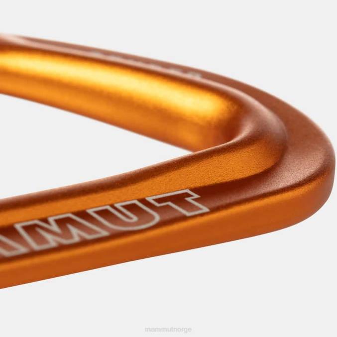 Mammut utstyr unisex avsender nøkkellås 17 cm hurtigtrekk lys grå-gull 8L8B458