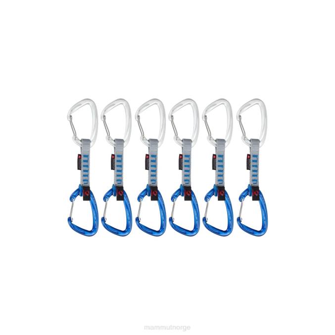 Mammut utstyr unisex crag wire 10 cm indikator 6-pack quickdraws sølv-ultramarin 8L8B453