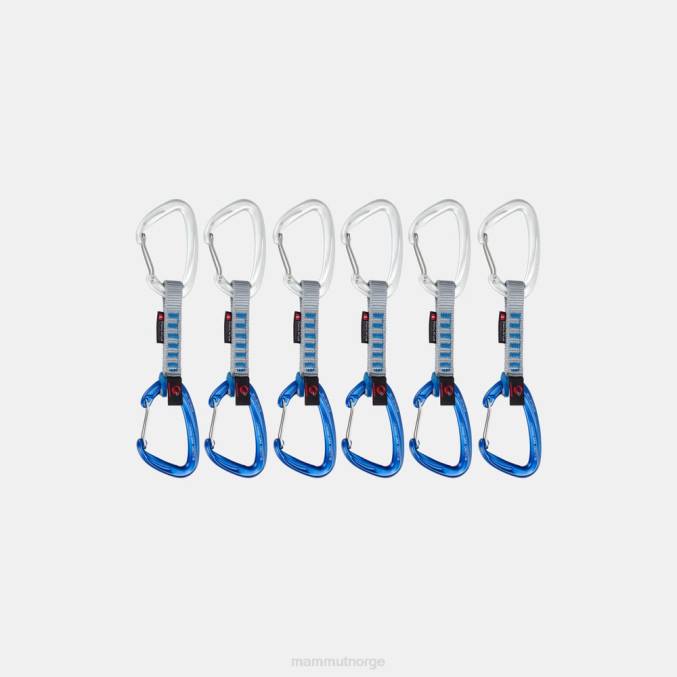 Mammut utstyr unisex crag wire 10 cm indikator 6-pack quickdraws sølv-ultramarin 8L8B453