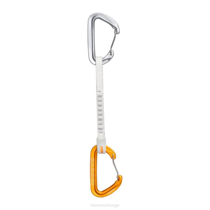 Mammut utstyr unisex sendertråd 17 cm hurtigtrekk lys grå-gull 8L8B607