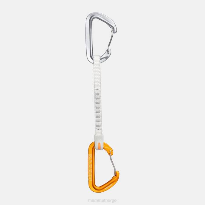 Mammut utstyr unisex sendertråd 17 cm hurtigtrekk lys grå-gull 8L8B607