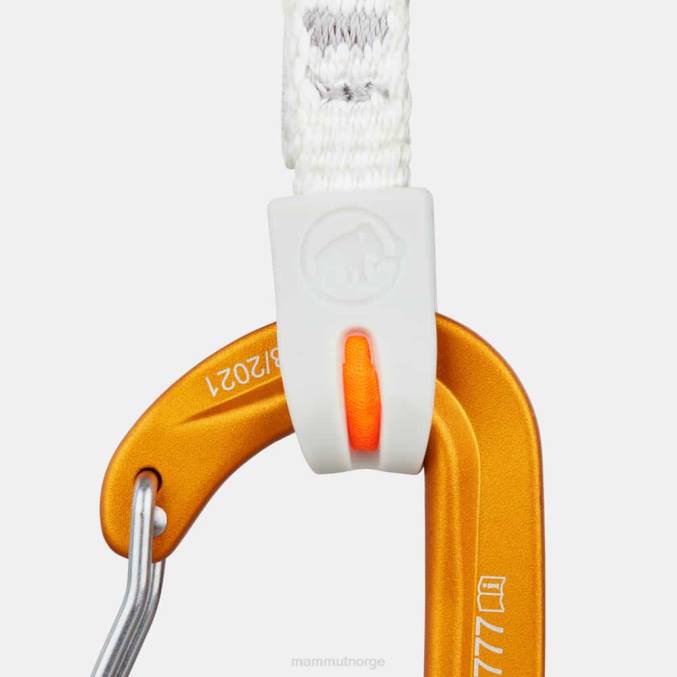 Mammut utstyr unisex sendertråd 17 cm hurtigtrekk lys grå-gull 8L8B607