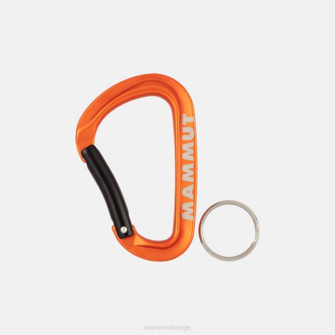 Mammut utstyr unisex mini karabiner arbeidshest nøkkellås l oransje 8L8B1365