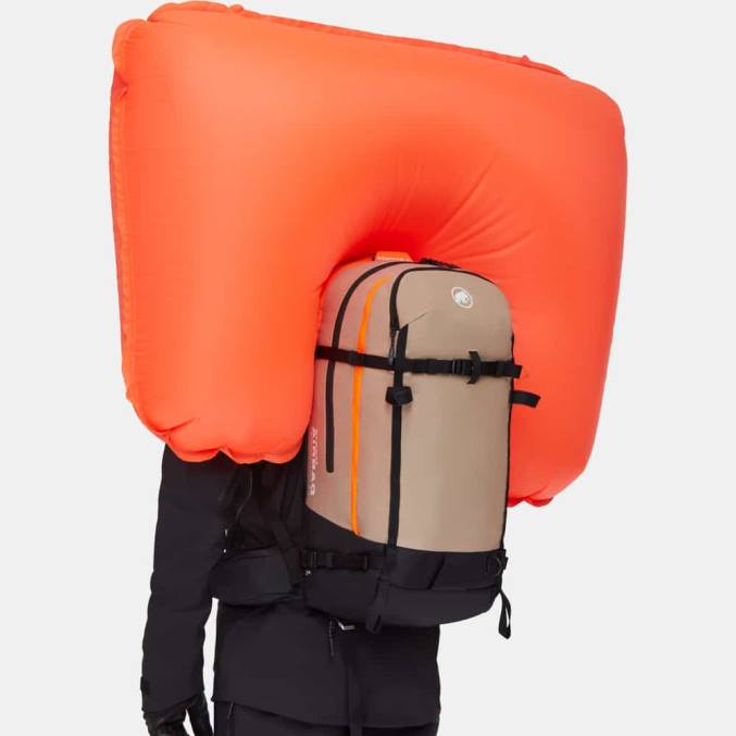 Mammut utstyr unisex pro 35 avtagbar kollisjonspute 3.0 safari-svart 8L8B1336